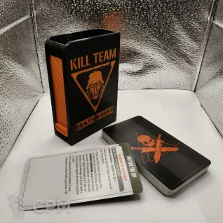 Описание картинки Коробка для карточек Kill Team-Death Korps от WebWay 3D по цене 1 600руб | Свободный Рынок Миниатюр - СРМ