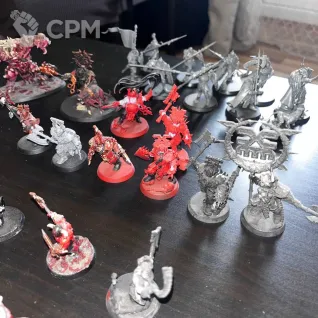 Описание картинки Продаю Khorne Bloodbound Goreblade Warband от  по цене 6 000руб | Свободный Рынок Миниатюр - СРМ