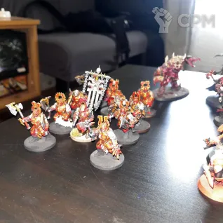Описание картинки Продаю Khorne Bloodbound Goreblade Warband от  по цене 6 000руб | Свободный Рынок Миниатюр - СРМ
