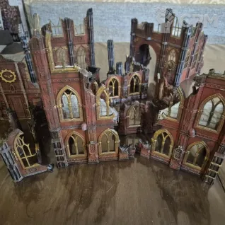 Описание картинки Сет террейна Warhammer 40k от nzr122 по цене 12 000руб | Свободный Рынок Миниатюр - СРМ