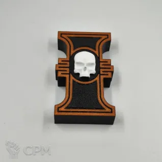 Описание картинки Бокс для кубиков Warhammer 40,000 (12 кубиков) от WebWay 3D по цене 880руб | Свободный Рынок Миниатюр - СРМ