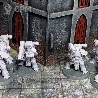 Описание картинки Chaos Havocs - lascannons x8 от Soroka по цене 1 100руб | Свободный Рынок Миниатюр - СРМ