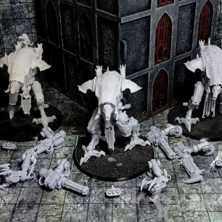 Описание картинки Chaos Knights - War Dogs x3 от Soroka по цене 3 000руб | Свободный Рынок Миниатюр - СРМ