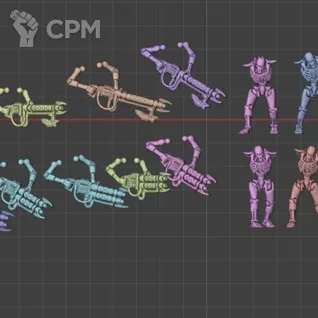 Описание картинки Necron warriors от Хабар Савларца по цене 850руб | Свободный Рынок Миниатюр - СРМ