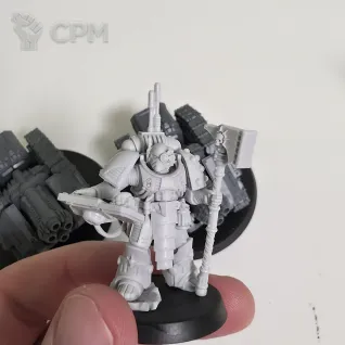 Описание картинки Rapier Quad Launcher Battery. Horus heresy от AnoshinYevgeniy по цене 2 500руб | Свободный Рынок Миниатюр - СРМ