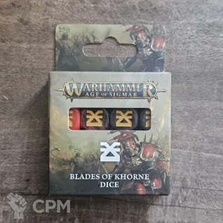 Описание картинки Blades of khorne dice от Immi по цене 2 400руб | Свободный Рынок Миниатюр - СРМ