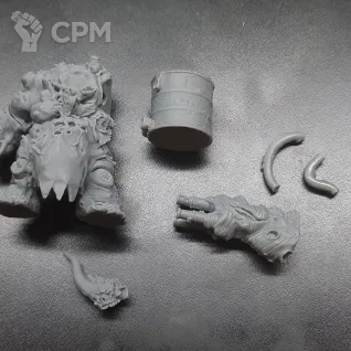 Описание картинки Daemon Prince of Nurgle by Forge World от Oxytochik по цене 1 150руб | Свободный Рынок Миниатюр - СРМ