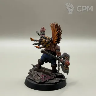 Описание картинки Gotrek Gurnisson от Coyote по цене 3 490руб | Свободный Рынок Миниатюр - СРМ