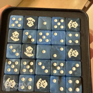 Описание картинки Baron Dice Blue Orks от Coyote по цене 3 490руб | Свободный Рынок Миниатюр - СРМ