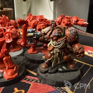 Описание картинки Blood Angels Terminators (Space Hulk 2009) от  по цене 10 000руб | Свободный Рынок Миниатюр - СРМ