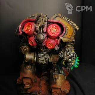 Описание картинки Dreadnought Saturnine and centurion Iron Warriors от @Avdohaprint по цене 6 000руб | Свободный Рынок Миниатюр - СРМ