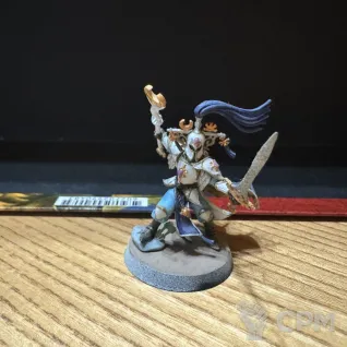 Описание картинки Lumineth Realm-lords: Scinari Loreseeker от PeaceMaker по цене 2 300руб | Свободный Рынок Миниатюр - СРМ