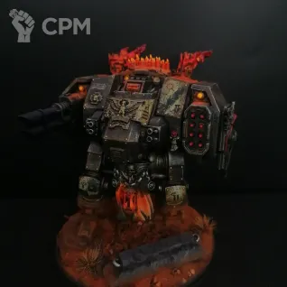 Описание картинки Dreadnought Ballstus Dark Angels Grimark от @Avdohaprint по цене 6 000руб | Свободный Рынок Миниатюр - СРМ