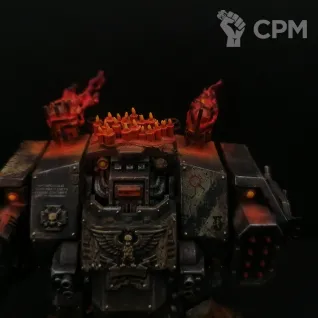 Описание картинки Dreadnought Ballstus Dark Angels Grimark от @Avdohaprint по цене 6 000руб | Свободный Рынок Миниатюр - СРМ