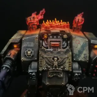 Описание картинки Dreadnought Ballstus Dark Angels Grimark от @Avdohaprint по цене 6 000руб | Свободный Рынок Миниатюр - СРМ