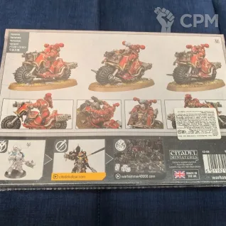 Описание картинки Chaos Space Marines: Chaos Bikers от Alzeron по цене 4 000руб | Свободный Рынок Миниатюр - СРМ