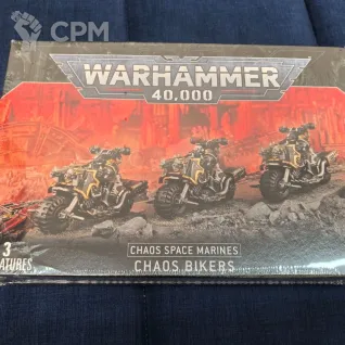 Описание картинки Chaos Space Marines: Chaos Bikers от Alzeron по цене 4 000руб | Свободный Рынок Миниатюр - СРМ