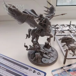 Описание картинки Valkyrie on Elendil + Warriors Three от Ехидна по цене 3 500руб | Свободный Рынок Миниатюр - СРМ