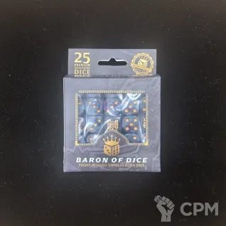 Описание картинки Набор кубов Baron Of Dice Clan McFlaggon Dice - Infinity (Round Corner, x25 Dice) от Akella по цене 5 500руб | Свободный Рынок Миниатюр - СРМ