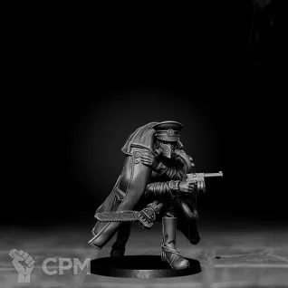 Описание картинки Cadaver Corps Technomancer от Подземный человек по цене 160руб | Свободный Рынок Миниатюр - СРМ