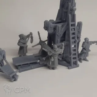 Описание картинки Field Trebuchet от Подземный человек по цене 1 160руб | Свободный Рынок Миниатюр - СРМ