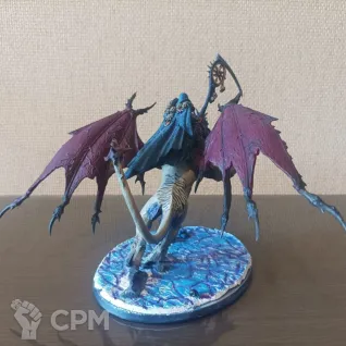 Описание картинки Chaos Sorcerer Lord/Chaos Lord on Manticore от LordNest по цене 5 000руб | Свободный Рынок Миниатюр - СРМ