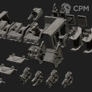 Описание картинки Апгрейд Детей Императора для Land Raider от HoujouSatoko по цене 1 750руб | Свободный Рынок Миниатюр - СРМ