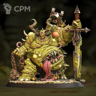 Описание картинки Great Unclean One. от Shizoface по цене 2 100руб | Свободный Рынок Миниатюр - СРМ