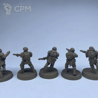 Описание картинки Cadian Shock Troops от Shin_tf по цене 3 000руб | Свободный Рынок Миниатюр - СРМ