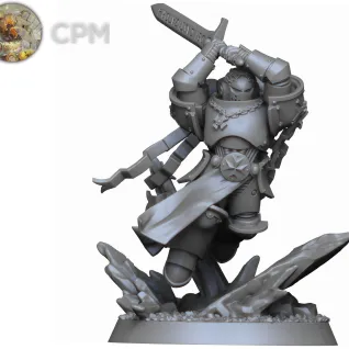 Описание картинки Emperor's Champion от Helnex workshop  по цене 450руб | Свободный Рынок Миниатюр - СРМ