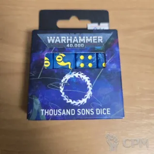Описание картинки Thousand sons Dice Set от iskander260886 по цене 3 800руб | Свободный Рынок Миниатюр - СРМ