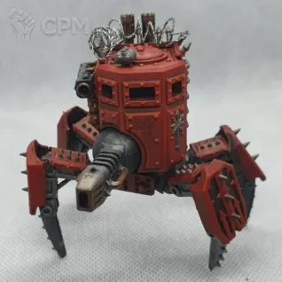 Описание картинки Dark Mechanicus Onager Dunecrawler от MrMetalHorror по цене 1 500руб | Свободный Рынок Миниатюр - СРМ