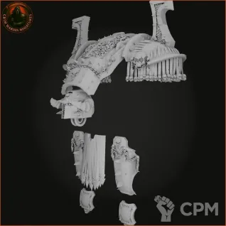 Описание картинки Chaos Knight от MrMetalHorror по цене 2 000руб | Свободный Рынок Миниатюр - СРМ