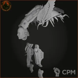 Описание картинки Emperor's Children Armiger armor upgarde от Лаборатория хаоса по цене 350руб | Свободный Рынок Миниатюр - СРМ