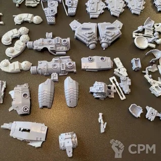 Описание картинки XV109 Y'Vahra Battlesuit от ArtyomKosh по цене 3 000руб | Свободный Рынок Миниатюр - СРМ