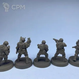 Описание картинки Cadian Shock Troops от Shin_tf по цене 3 000руб | Свободный Рынок Миниатюр - СРМ
