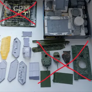 Описание картинки Битсы для техники + формы (astra militarum) от AM_Enjoyer по цене 500руб | Свободный Рынок Миниатюр - СРМ