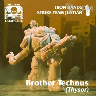 Описание картинки Iron Hands Kill Team от MrMetalHorror по цене 850руб | Свободный Рынок Миниатюр - СРМ