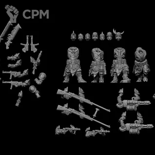 Описание картинки Cadaver Corps Anointed от Подземный человек по цене 710руб | Свободный Рынок Миниатюр - СРМ