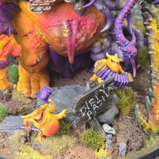 Описание картинки Great Unclean One от arseniy.k по цене 6 000руб | Свободный Рынок Миниатюр - СРМ