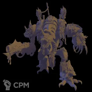 Описание картинки Chaos Knight от MrMetalHorror по цене 4 750руб | Свободный Рынок Миниатюр - СРМ