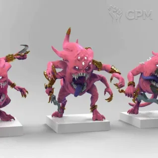 Описание картинки Pink Horrors - 1 Штука от MrMetalHorror по цене 100руб | Свободный Рынок Миниатюр - СРМ