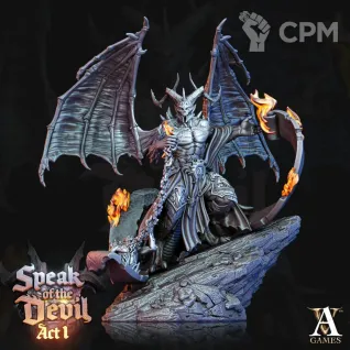 Описание картинки Daemon Prince of Chaos от MrMetalHorror по цене 1 400руб | Свободный Рынок Миниатюр - СРМ