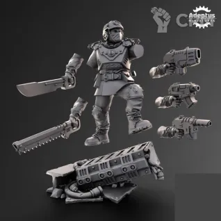 Описание картинки Commander. Warden Regiment. Imperial Guard (FULL PACK) от Manufactorum76 по цене 280руб | Свободный Рынок Миниатюр - СРМ