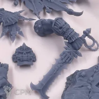 Описание картинки Ангрон Angron, Daemon Primarch of Khorne от Подземный человек по цене 2 990руб | Свободный Рынок Миниатюр - СРМ