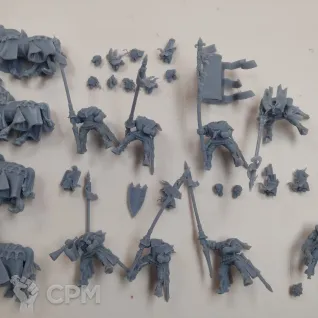 Описание картинки Bretonnia Royal Knights Pack. Highlands miniatures от Подземный человек по цене 1 790руб | Свободный Рынок Миниатюр - СРМ
