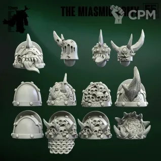 Описание картинки 3 Plague Marines от MrMetalHorror по цене 350руб | Свободный Рынок Миниатюр - СРМ