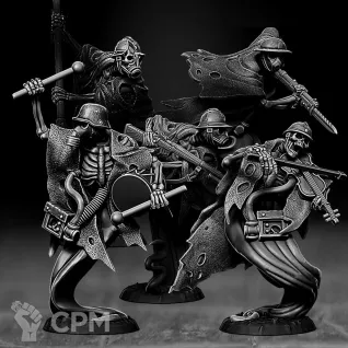 Описание картинки Ghosts of the Nomansland - Dead Soldiers от Подземный человек по цене 1 500руб | Свободный Рынок Миниатюр - СРМ