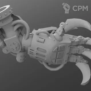 Описание картинки Chaos Knight of Nurgle Fist от MrMetalHorror по цене 380руб | Свободный Рынок Миниатюр - СРМ