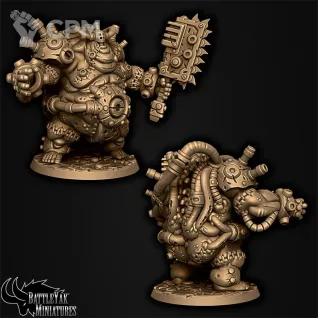 Описание картинки Dark Mechanicus - Большой мутант от MrMetalHorror по цене 700руб | Свободный Рынок Миниатюр - СРМ